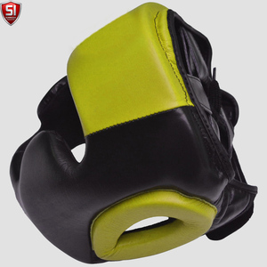 Best Custom Design Cowhide Leather MMA <b>Dummy</b> Head Guard Sparring Helmet Protector Quick Dry Fabric for Boxing Training Fighting - Product Image 2