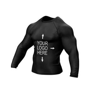 Men's <b>Long</b> <b>Sleeve</b> Rash Guard Compression Shirt Breathable Quick-Dry UPF50+ Anti-Bacterial for BJJ MMA Grappling - Product Image 6