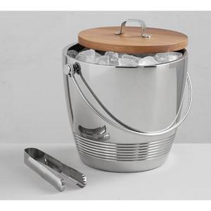 High Insulated Stainless Steel Ice <b>Bucket</b> <b>With</b> <b>Lid</b> And Scoop Hammered Design Double Wall Ice <b>Bucket</b> For Home Bar Party Use - Product Image 6