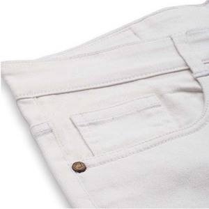 <b>Men's</b> <b>White</b> Slim Fit Straight Leg Denim Jeans Mid Waist Casual Summer Cotton <b>Pants</b> New Arrival Cheap Price <b>Pants</b> Low MOQ - Product Image 6