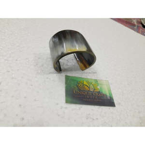 Conector de Tubo de Cuerno de Búfalo BlackRoot Premium, Estilo Rústico Moderno, Artesanal, Sólido, Pulido - Product Image 4