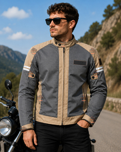 High Performance <b>Motorcycle</b> <b>Summer</b> Riding <b>Jacket</b> Breathable Mesh Construction with Secure Fit Design - Product Image 2