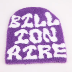 Los Mejores Gorros de Lana a Bajo Precio al por Mayor, Gorro de Lana Liso para Mantener el Calor, Gorro de Lana Personalizado con Logotipo Bordado, Gorro de Lana de Dos Tonos con Puño - Product Image 3