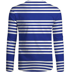 Camiseta deportiva personalizada de LICRA y algodón de alta calidad para hombre, informal, lisa, ajustada, para correr, gimnasio, estampado de logotipo, transpirable - Product Image 4