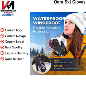 Guantes de Esquí con Palma Reforzada, Impermeables, Resistentes al Viento, Aislantes y Cómodos para Deportes de Invierno - Product Image 2