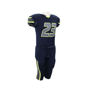 Custom American Football Jersey Set Striped <b>Rainbow</b> Design Sublimated Short Sleeve V-neck Fitted Men's Adult 100% Summer Plus - Product Image 1