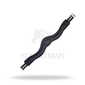 Sangle de selle en cuir rembourrée pour cheval avec boucles en acier inoxydable - Product Image 3