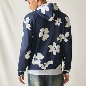 Sudadera con Capucha Gótica para Hombre, Tallas Grandes, Estilo Urbano, Invierno, MOQ Bajo, Estampado Trasero, Manga Larga - Product Image 5
