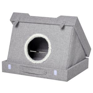 Torre per Gatti e Scale per Animali Domestici, Comoda Cuccia per Esigenze di Arredamento Felino - Product Image 6