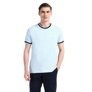 Camiseta deportiva de manga corta para hombre, de corte holgado, estilo urbano, de algodón y poliéster, de secado rápido, con estampado por sublimación. - Product Image 2