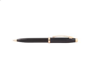 Juego de Regalo de Bolígrafo de Punta Redonda Cross Coventry con Acabado en Laca Negra y Cartera de Cuero para Unisex, Regalo Corporativo y Personal Premium - Product Image 2