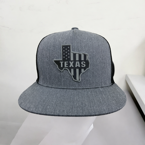 Snapback sombreros de alta calidad OEM Logotipo de goma personalizado impresión ala Snapback sombreros 100% algodón ajustable al aire libre estilo Hip Hop - Product Image 1