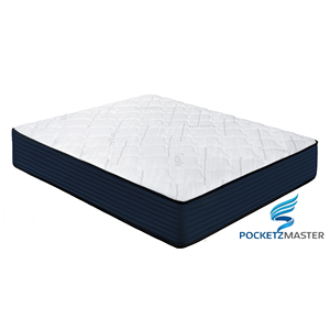 Matelas à ressorts compressés de qualité supérieure Pocketz Master Malaysia Factory, fermeté moyenne, tissu tricoté respirant, enroulé dans une boîte, personnalisable - Product Image 6