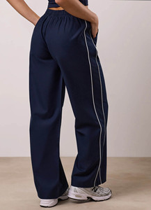 New Design Custom Logo Supplier <b>Women</b>’s <b>Straight</b> <b>Leg</b> <b>Jogger</b> With Piping Breathable <b>Women's</b> Sweatpants <b>Women's</b> Pants & Trousers - Product Image 2