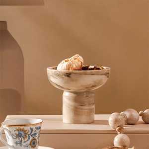 Plat de service décoratif en pierre, style moderne haut de gamme, plateau de table écologique de qualité supérieure pour mariage, hôtel et décoration intérieure - Product Image 6
