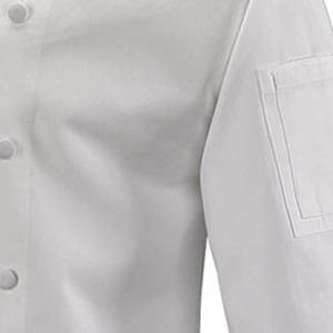 Uniforme de Chef para Restaurante, Chaqueta con Cuello y Mangas, Ropa de Trabajo de Cocina Premium para Personal de Hotel, Cafetería y Panadería, Tela Resistente - Product Image 3