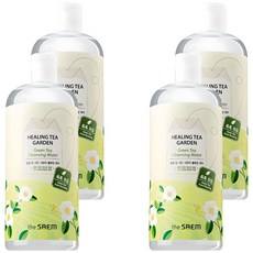 Eau nettoyante au thé vert The Saem Healing Tea Garden 500ml, lot de 4 à prix réduit - Product Image 1