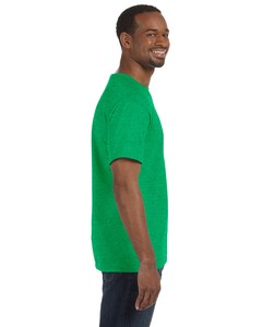 T-shirts à manches courtes respirants pour hommes en coton/fibre de bambou, imprimés par transfert thermique, couleur unie, collection été 2026, haute qualité, très populaires - Product Image 6