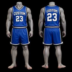 Ensemble Maillot et Short de Basketball Personnalisé Noir et Or – Tenue de Sport Professionnelle Respirante pour Équipe – Kit de Match Personnalisé - Product Image 1
