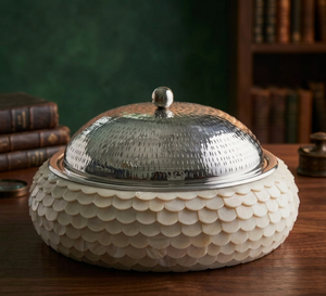 Resin Inlay Bone Inlay Casseroles Mother of Pearl Wooden Bowl <b>Food</b> Container <b>Food</b> <b>Server</b> Kuwait Oman UAE Qatar Dubai From Gifty - Product Image 1