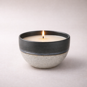 Reactive Glaze Ceramic Candle Vessel Deep Bowl Thick Durable Heat Resistant Smooth Finish Single Wick Luxury Home Decor - Product Image 6