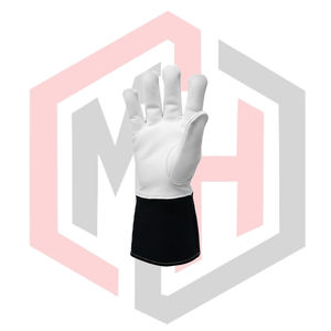 Guantes de Soldadura Negros Resistentes a Desgarros, Cortes, Fuego y Calor, Antiestáticos, de Cuero de 11 oz, Resistentes y Duraderos para Trabajo Pesado - Product Image 2