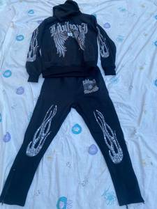 <b>Black</b> Vintage Acid Wash Hooded Pullover Hoodie Fleece <b>Sweatshirt</b> with Pocket for <b>Men</b> Casual Autumn Wear - Product Image 4