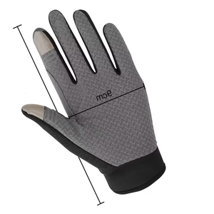 Cycling <b>Gloves</b> Full Finger Outdoor Non-Slip <b>Moisture</b> Wicking Breathable Touch Screen Unisex MTB Sports Print Polyurethane - Product Image 4