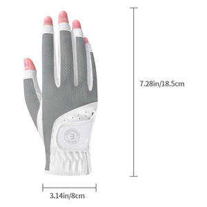 Guantes de Golf sin Dedos para Mujer, Cómodos y con Diseño de Agarre Flexible para Entrenamiento Deportivo al Aire Libre - Product Image 5