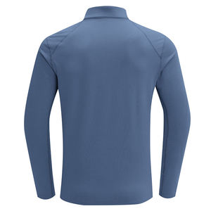 Sudadera Deportiva de Compresión para Hombre, Transpirable, Corte Ajustado, Diseño con Cierre de 1/4, Estampado para Correr, 2026 - Product Image 6