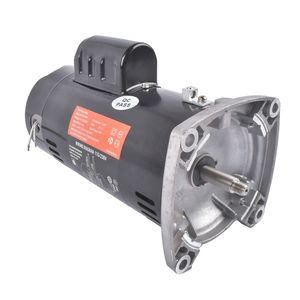 Motore per Pompa Acqua Piscina 1.5 HP 115/230V Flangia Quadrata Monovelocità Esterno in Plastica - Product Image 2