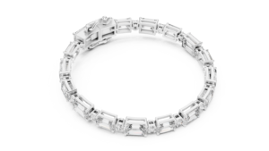 Hailer Jewelry Women 9K Rose <b>Gold</b> VVS Moissanite Diamond Tennis <b>Bracelet</b> Moissanite <b>Bracelets</b> Et <b>Bracelets</b> - Product Image 3