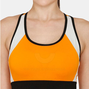 Sujetador Deportivo de Alta Sujeción, Estilo Atlético y Simple, Tejido Transpirable de Secado Rápido, Logotipo Frontal, Ecológico, para Yoga y Actividades Diarias - Product Image 4