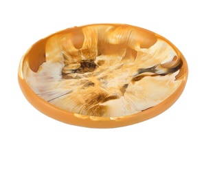 ชามข้าวดีไซน์แบบเกลียวทำจากเรซินพรีเมียมชามข้าวทรงกลมดีไซน์เนอร์ขนาดกลางผู้ผลิตอินเดีย - Product Image 1