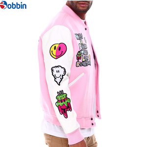 Blouson Bomber Homme Personnalisé en Daim avec Manches en Cuir, Col Rabattu, Coupe-Vent, Manteau d'Hiver Décontracté avec Doublure Polaire Épaisse - Product Image 1
