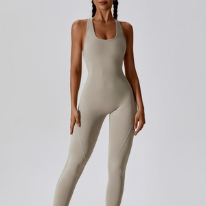 Vêtements décontractés, body uni, vente en gros de vêtements pour femmes, vêtements de fitness, combinaison pour femmes, vêtements de sport pour femmes - Product Image 2