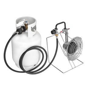 Calentador de Tanque de Propano Pequeño de 1 lb con Calentamiento Rápido de 18000 BTU y Radiación Infrarroja de 180 Grados para Tanques Grandes de 5-40 lb - Product Image 5
