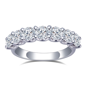 Women's White Gold Round Brilliant Cut Diamond <b>Ring</b> GIA Certified Classic Engagement Style - Product Image 1