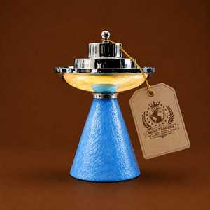 Skies Traders Luxury Jade Green Pattern Incense Burner Metal Arab <b>Oud</b> <b>Bakhoor</b> Holder Middle East Charcoal Censer Wholesale - Product Image 5
