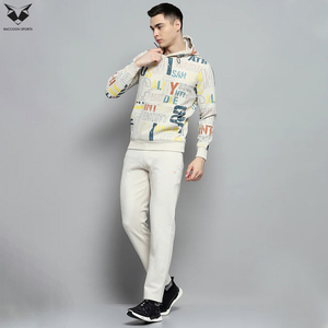 Conjunto de Pantalón y Sudadera con Capucha de Punto Holgado para Hombre, Material Transpirable de Tacto Suave, Diseño Único, Moderno, Totalmente Personalizado, para Venta al Por Mayor - Product Image 5