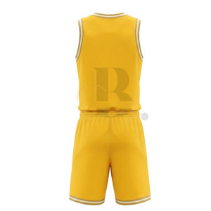 Tenue de basket-ball d'équipe en polyester respirant, maillot et short, design personnalisé, haute qualité pour clubs, écoles, ligues - Product Image 2