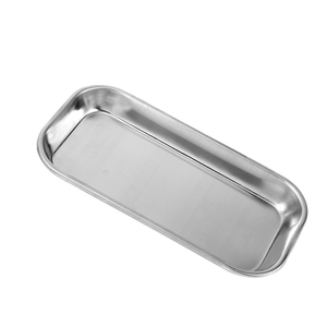 Plateau à instruments professionnel en acier inoxydable 20x10x3 pour instruments chirurgicaux et médicaux, idéal pour les hôpitaux - Meilleures ventes - Product Image 1