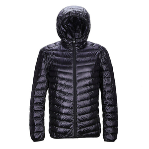 <b>Men's</b> High Quality Waterproof Windproof Puffer <b>Jacket</b> Streetwear Style Long Sleeve <b>Warm</b> Coat Hooded Zipper Corduroy Front - Product Image 4