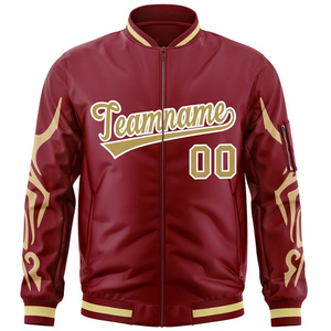 Veste universitaire pour hommes, veste de baseball personnalisée, veste letterman, patch en chenille, manches en cuir, fabrication OEM ODM sous marque privée - Product Image 1