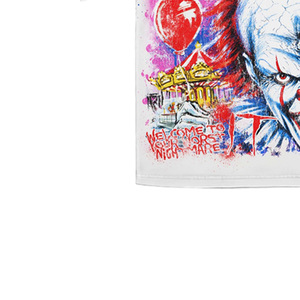 T-shirt blanc à manches courtes pour homme, imprimé personnalisé, coupe classique, col roulé, formel, 100% coton, tissu tricoté - Product Image 2