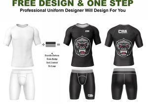 Ropa de Compresión para Hombre con Diseño Nuevo 2026, Impresión por Sublimación, Calidad Premium, Transpirable, Ecológica, Rashguard y Leggings para MMA - Product Image 2