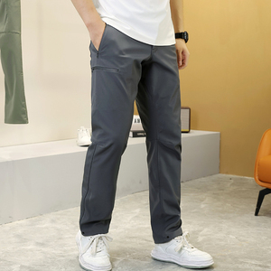 Pantalones de senderismo para hombre, de invierno, softshell, impermeables, cortavientos, con forro polar, rectos, con bolsillos - Product Image 4