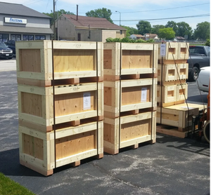 Caja de Madera Sólida Grande y Elegante para Mudanza y Almacenamiento, Apilable, con Diseño Personalizable, Logotipo y Certificación IPPC - Product Image 1