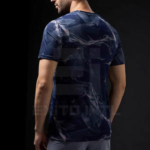 Camiseta de Hombre Estilo Urbano 2026, Personalizable con Logotipo, Mezcla de Nailon y Algodón, Impresa, Etiqueta Privada Disponible, Alta Calidad, Transpirable - Product Image 2