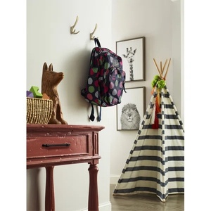 Creative 3-Prong Wall Mounted Coat <b>Hook</b> <b>Chrome</b> Finished Zinc Alloy Decorative Hat Hanger Contemporary Party Style Garments - Product Image 3